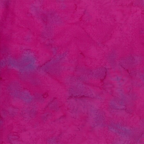 Fabric Hoffman Magenta Watercolor Batiks by the Quarter Yard 1895-72