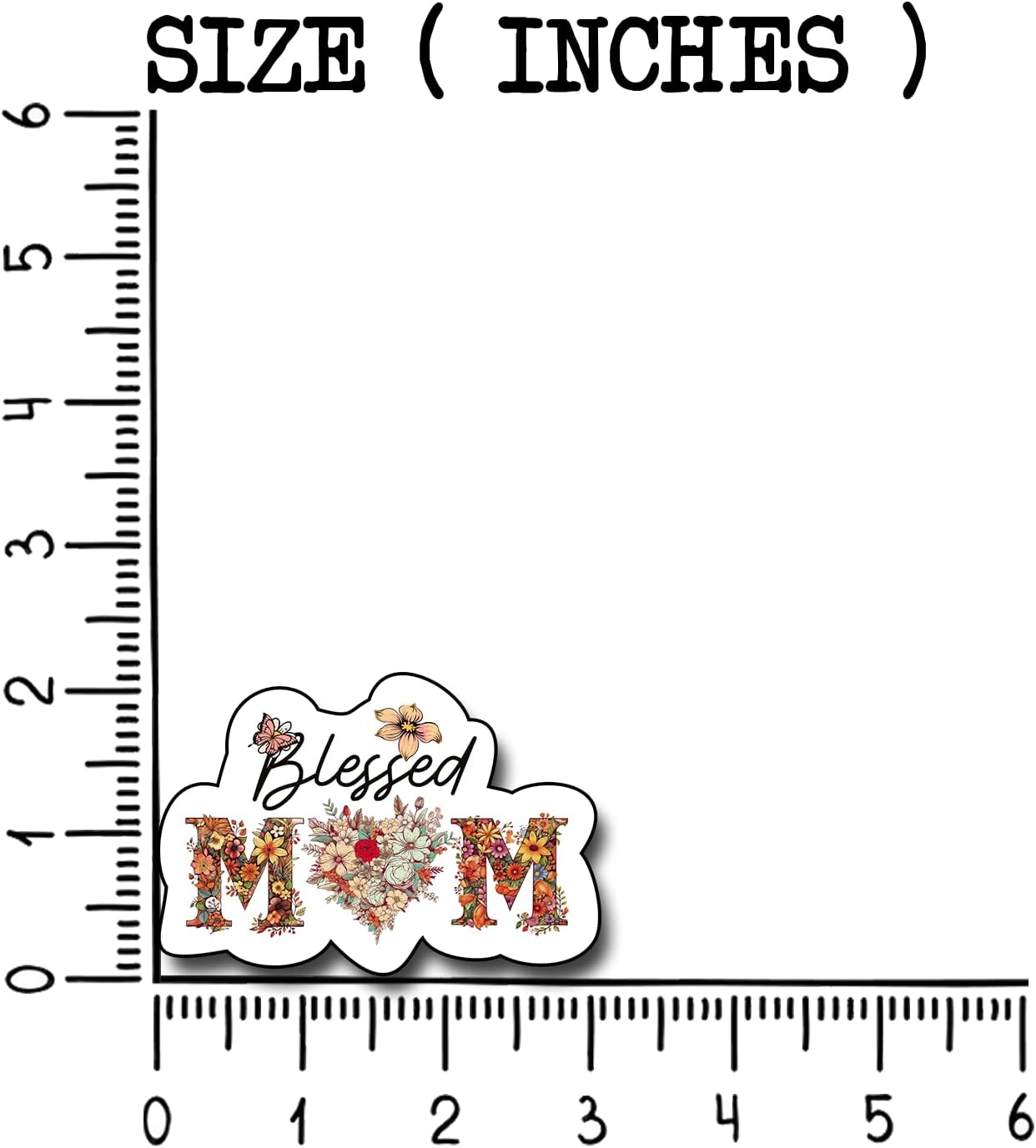 (3Pcs) Blessed Mom Sticker, Decal Gifts Mama Decorate Books Laptop Phone Water Bottles Kindles Stickers Tumbler Sticker Waterproof Vinyl Decorate Sticker 3&#x22; Inch