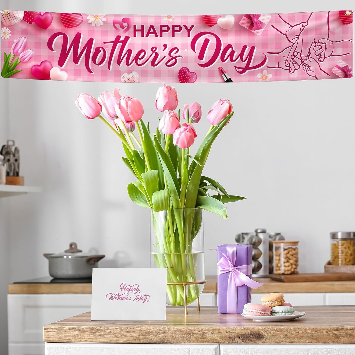 Happy Mother&#x27;s Day Banner Decorations