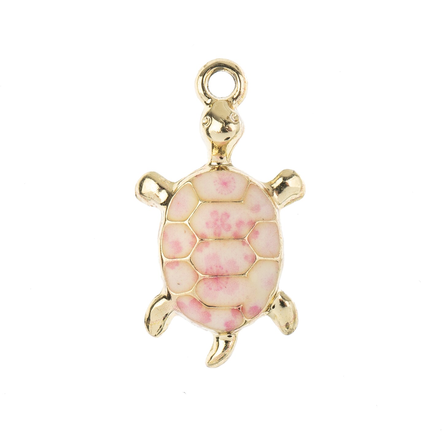 John Bead Sweet &#x26; Petite Turtle Animal Charms, 5pcs