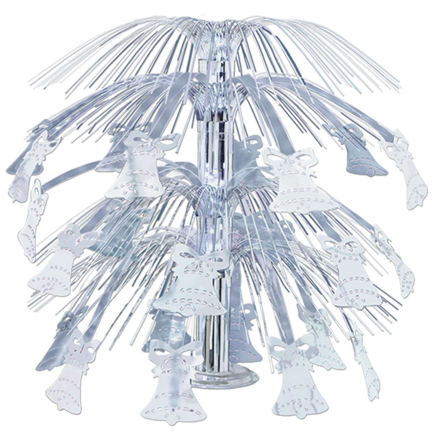 6 Pack Beistle Wedding Bell Cascade Centerpiece