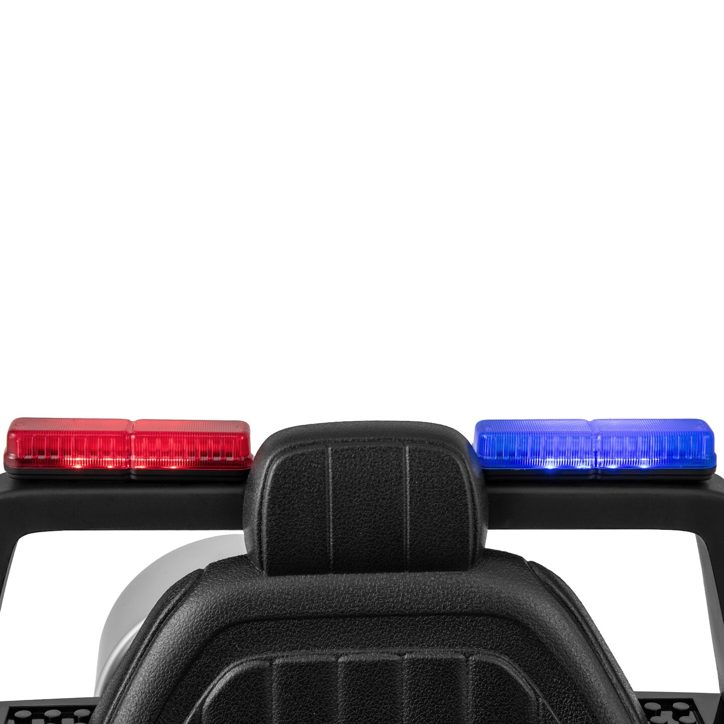 12V Electric Kids Ride-On Police Car with Remote, Siren, and Flashing Lights