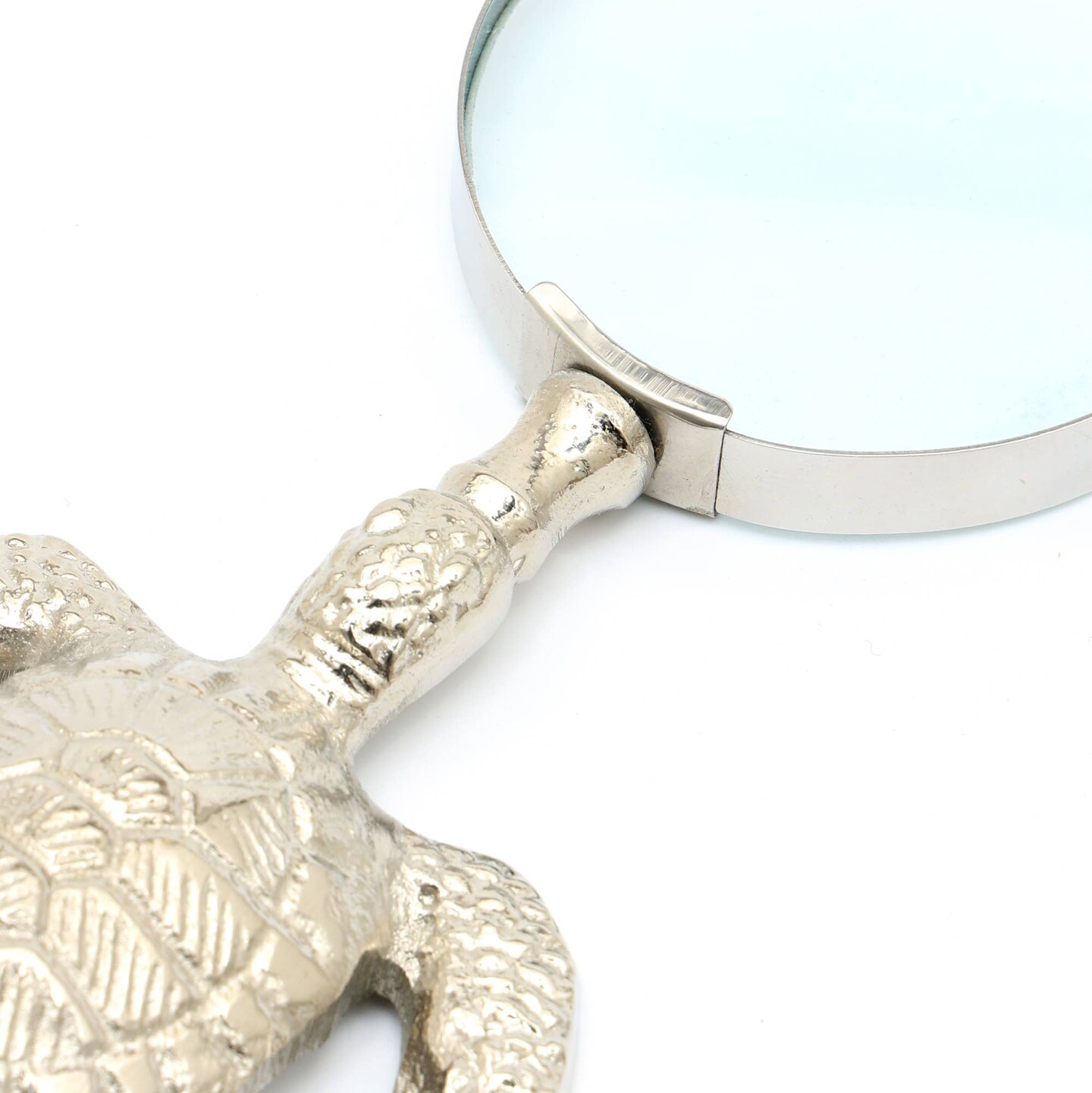 Magnifying Glass with Aluminum Turtle Handle