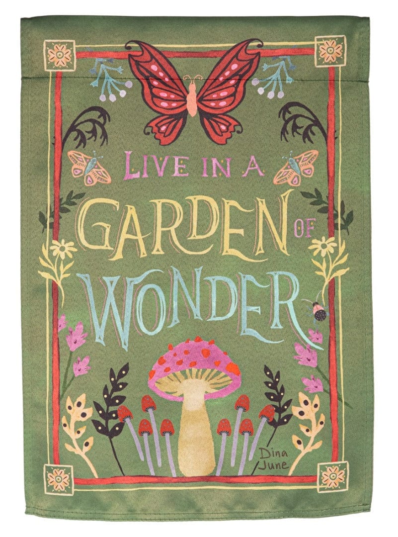 Garden of Wonder Garden Flag 2 Sided