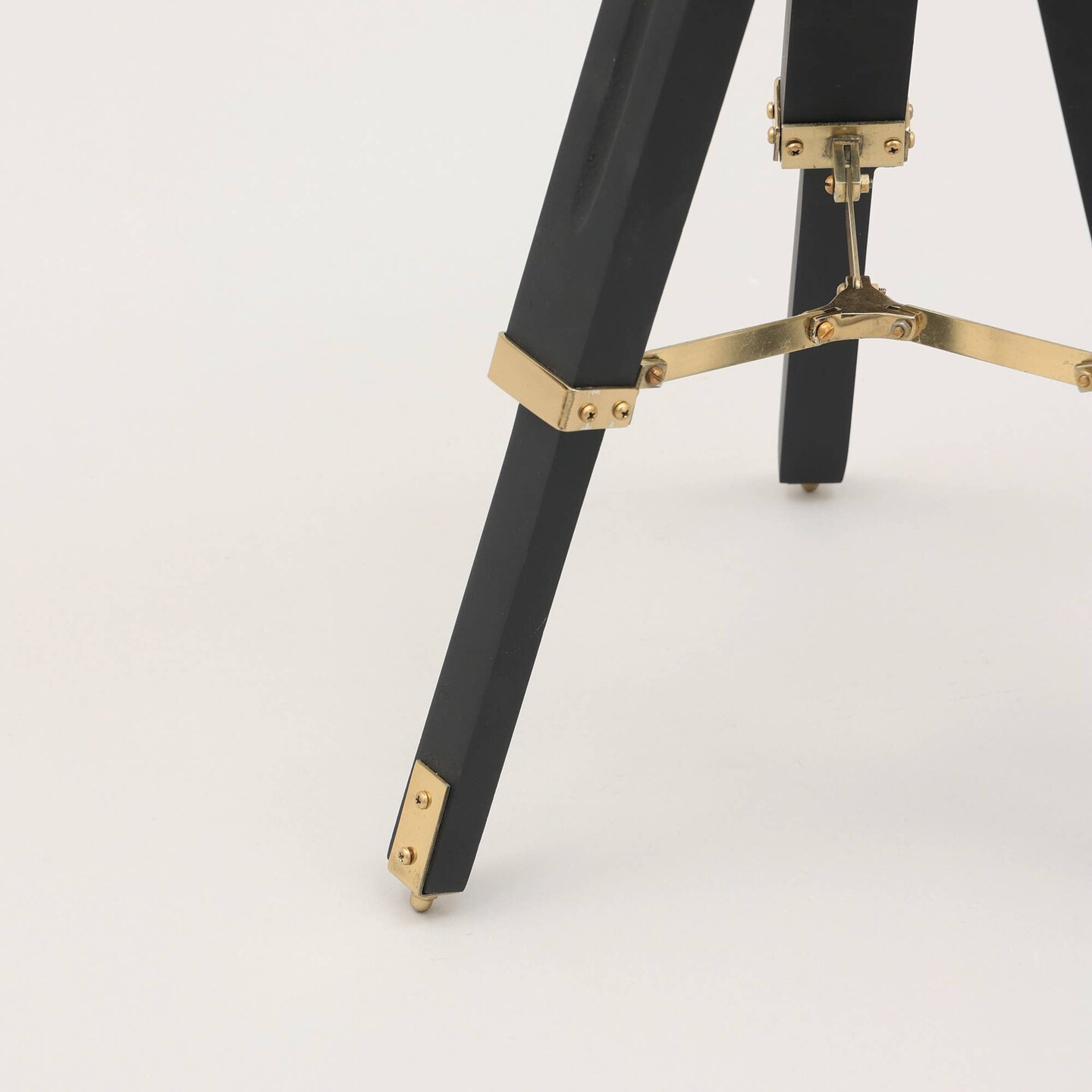 Collapsible Brass Telescope on Tripod Stand -18&#x22;