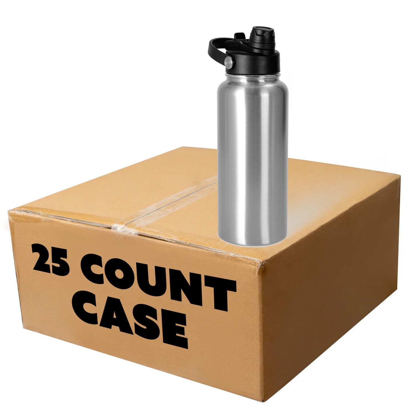 Makerflo 32 oz Stainless Steel Hydro Water Bottle with 2-in-1 Lid | Craft-Ready for DIY Gifts &#x26; Personalization (Sublimation, Epoxy, UV DTF, Vinyl, and Laser Engraving)
