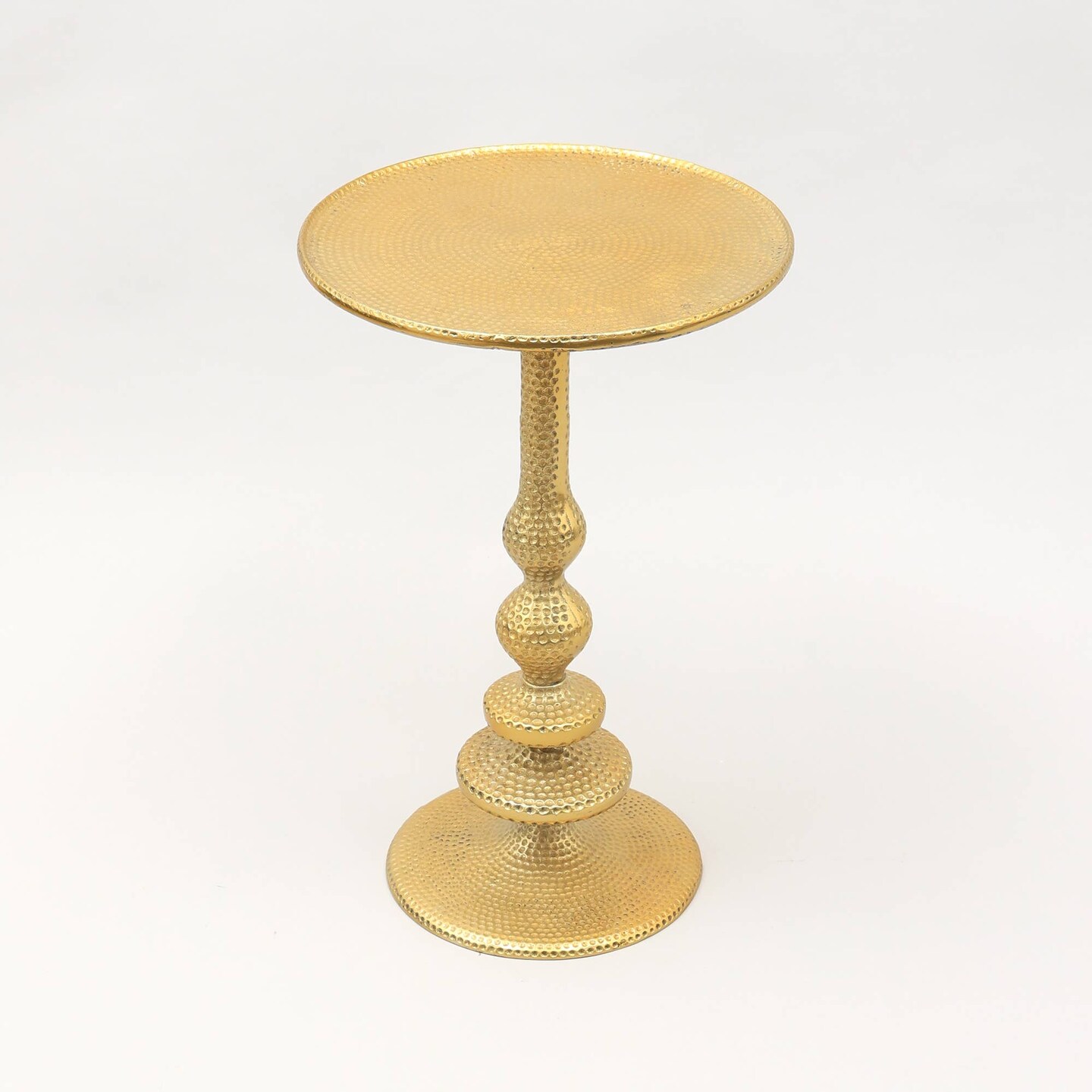 Decorative Aluminum Accent Side Table-End Table-16&#x22;x16&#x22;x24&#x22;
