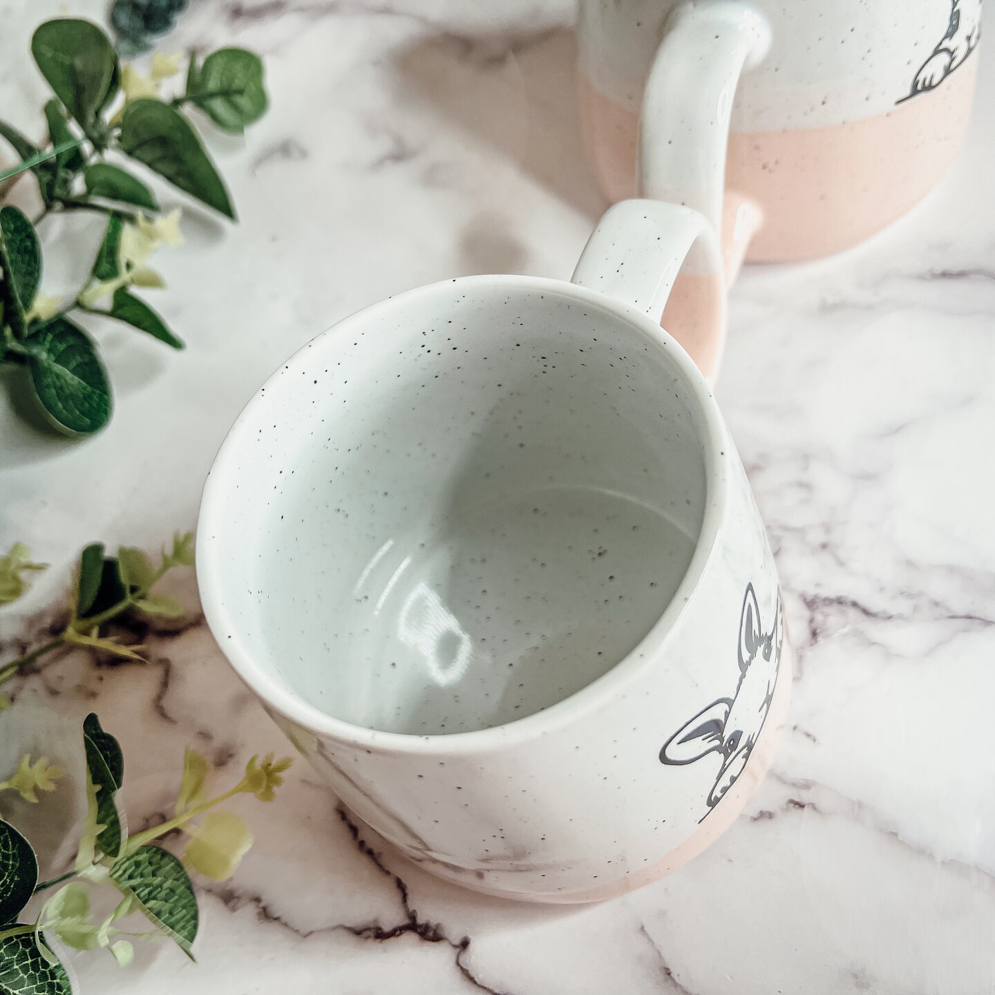 Farmhouse Easter Bunny Coffee Mug | Cute Bunny Rabbit Face Mug with Pastel  Pink Accent | Drink Drinkware | MakerPlace by Michaels