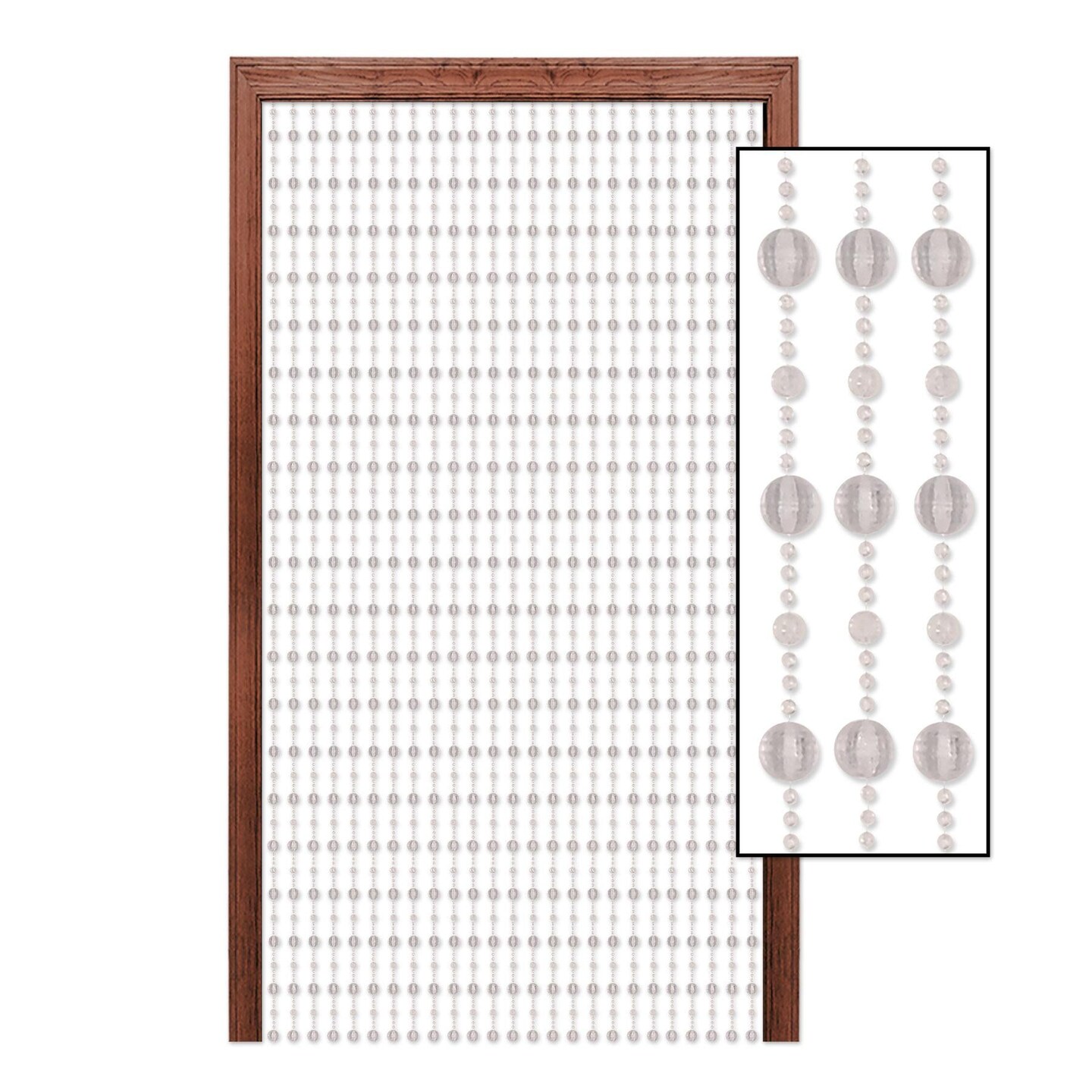 Beistle Bead Curtain 78 Inch x 24 Inch