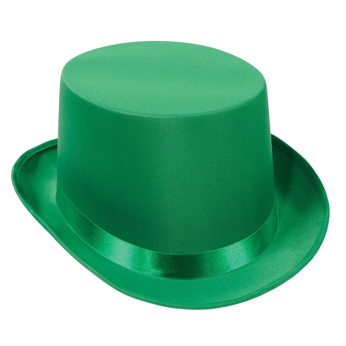 6 Pack Beistle Satin Sleek Top Hat - green