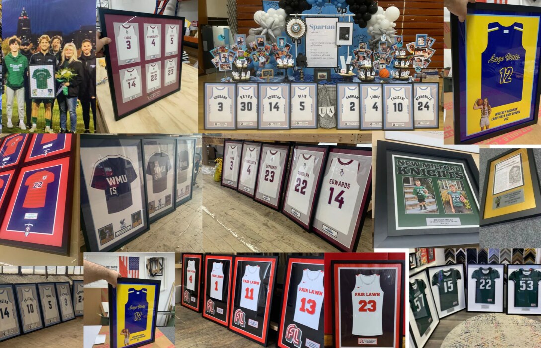 Jersey Framed Picture Print Senior Night Basketball Softball Baseball