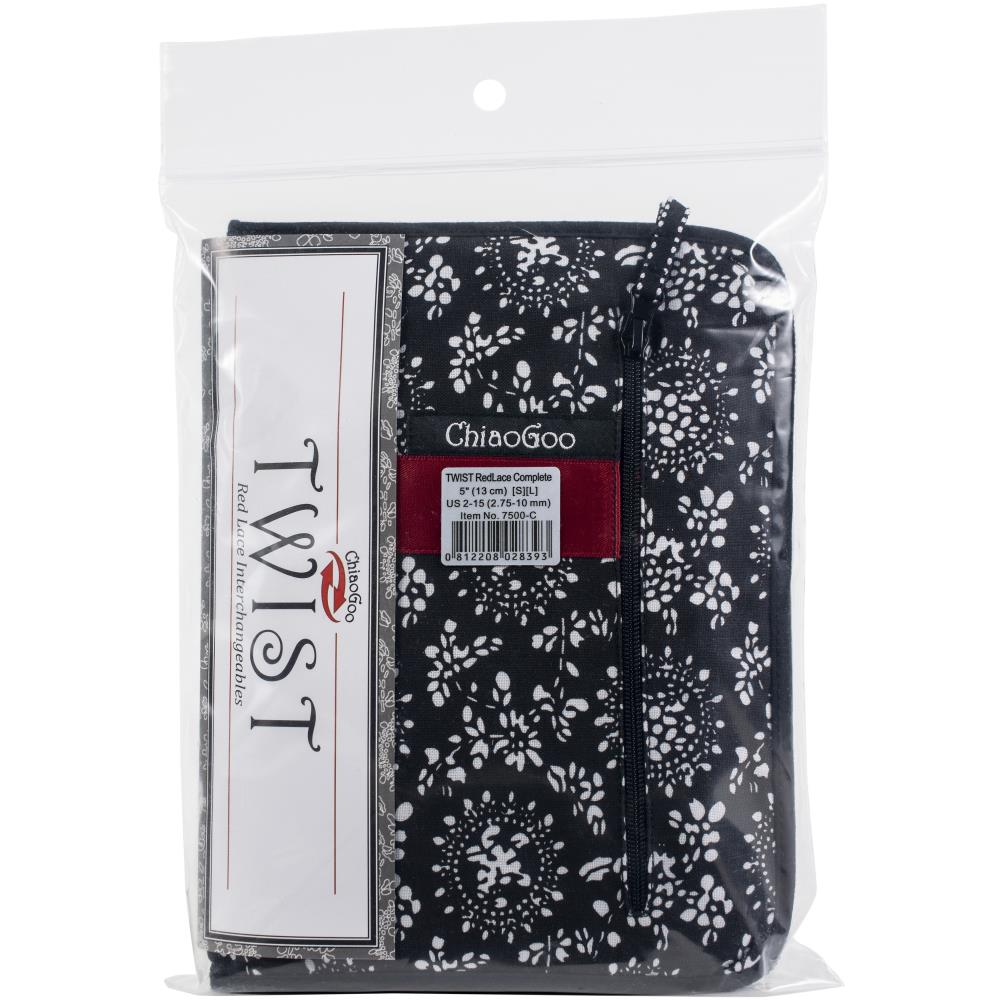 ChiaoGoo TWIST Red Lace Interchangeable 5" Tip Set - Complete - US 2-15 (2.75-10mm)
