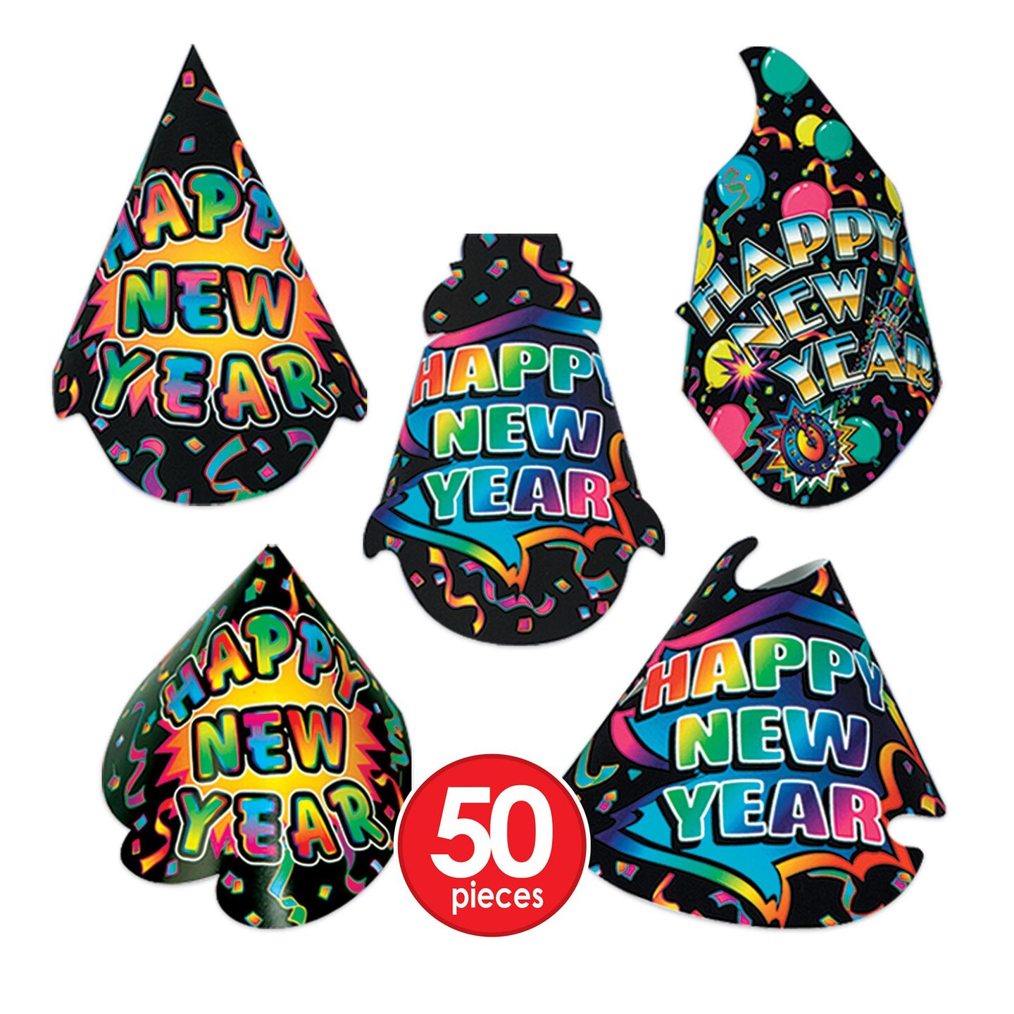 Beistle Grand New Year&#x27;s Eve Party Kit for 100 People