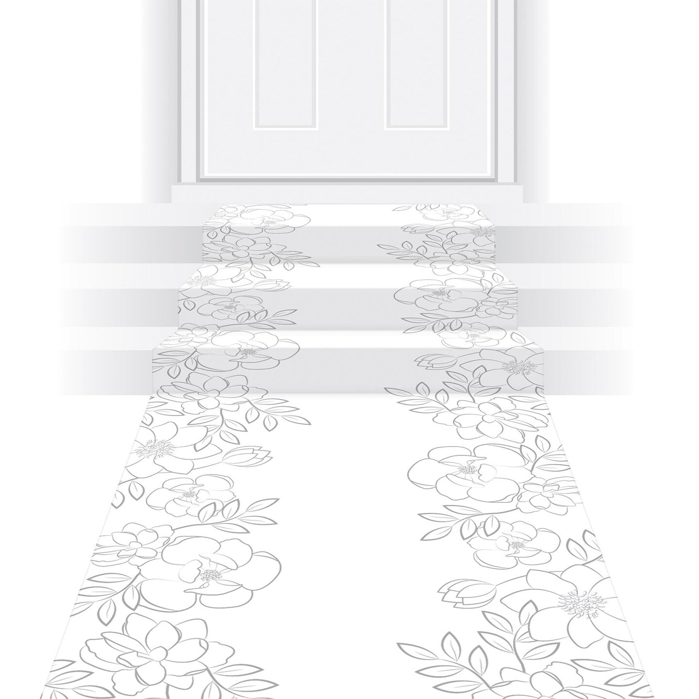6 Pack Beistle Wedding Floral Runner