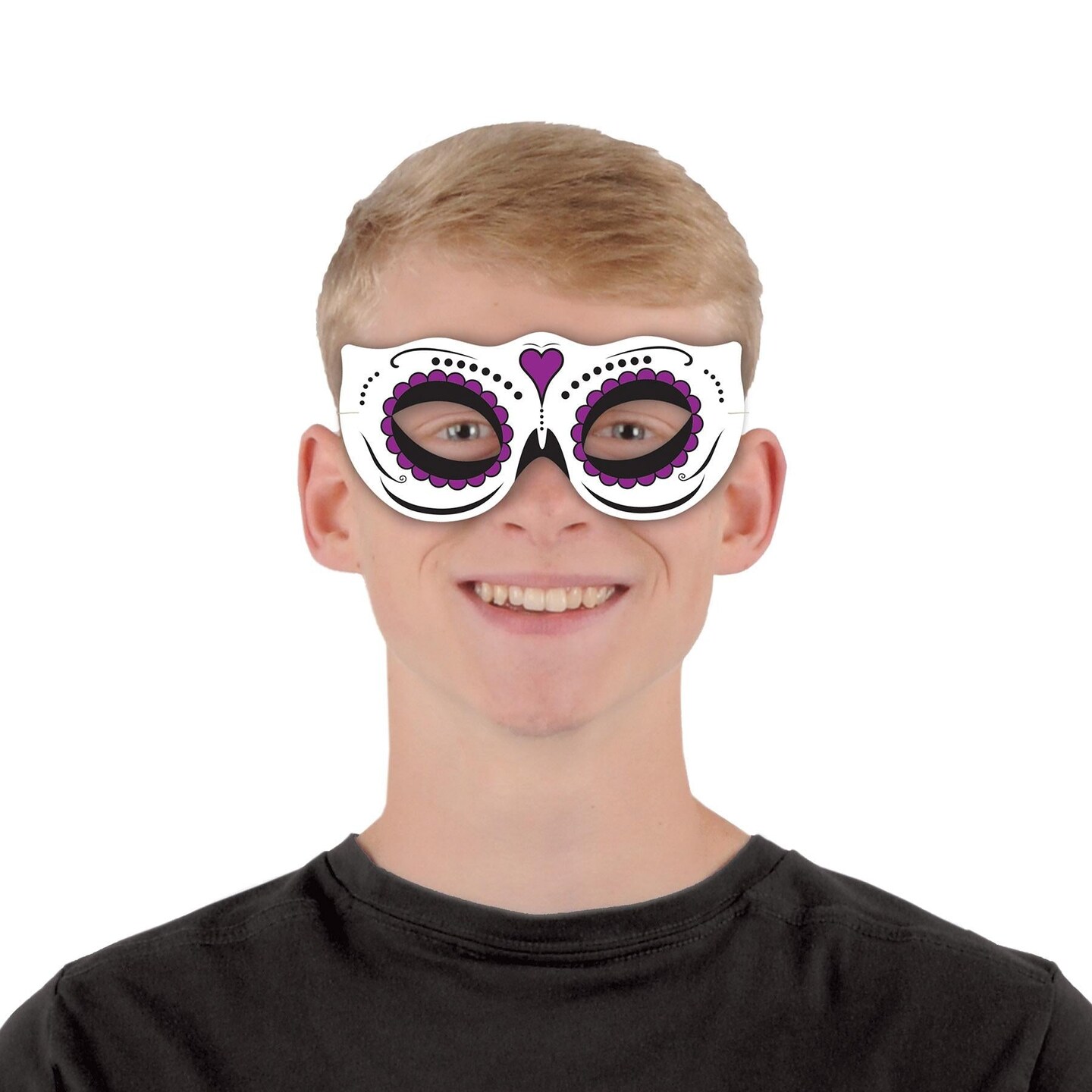 48 Pack Beistle Day Of The Dead Half Masks