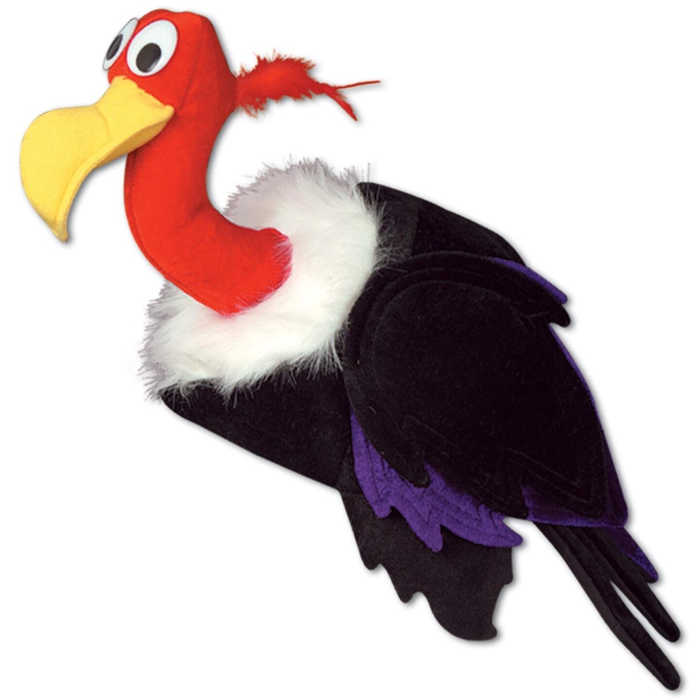 6 Pack Beistle Plush Vulture Hat