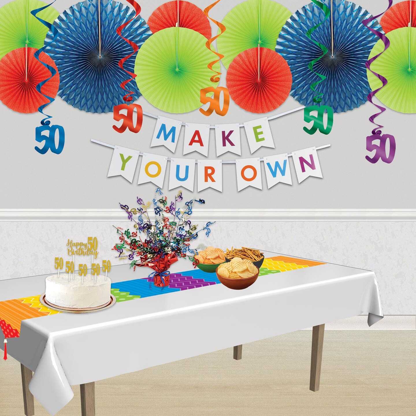 12 Pack Beistle Letter Party Streamer Kit