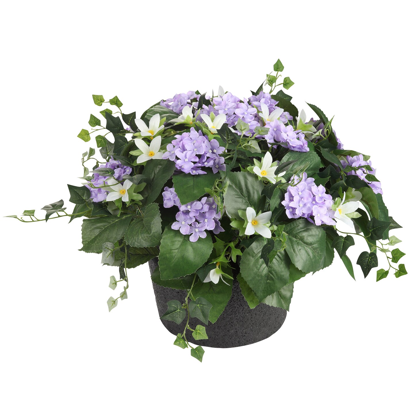 コレクション Hydrangea4937 Haute Decor Adjustable Purple Hydrangea Urn Planter Fillers