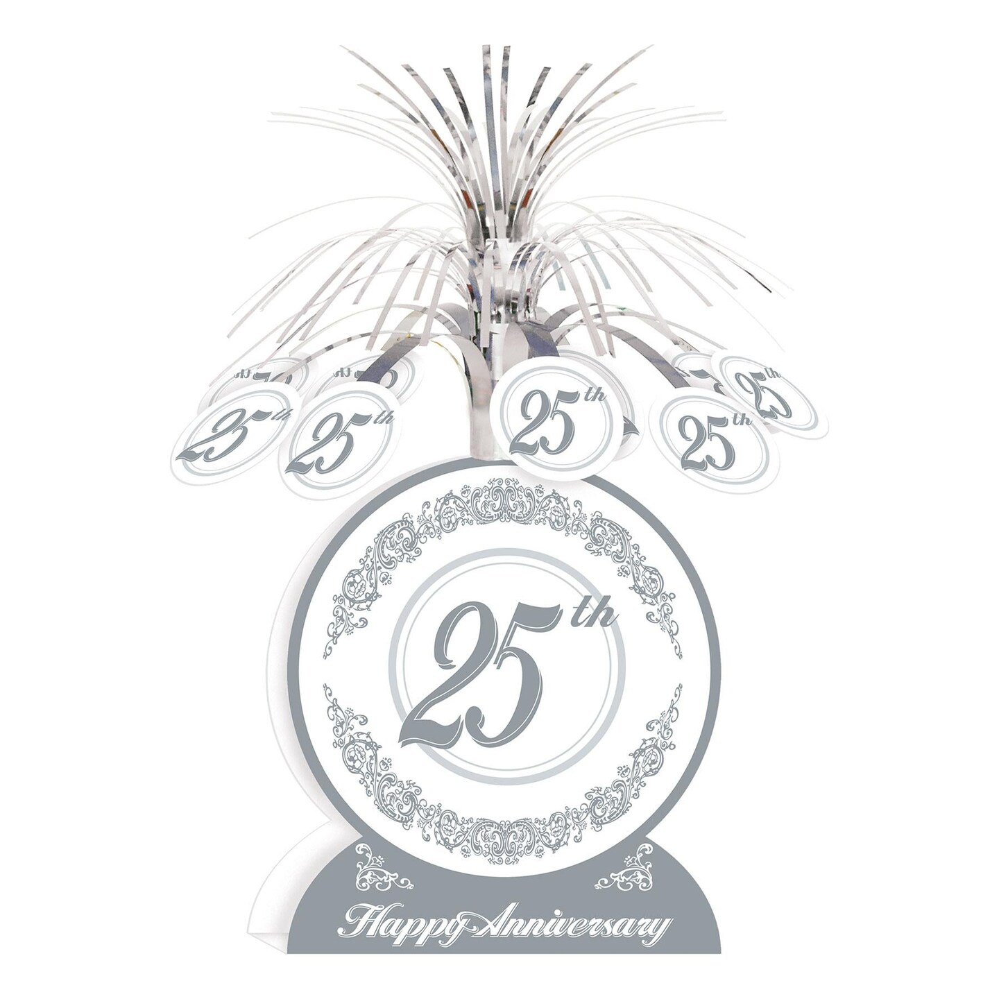 12 Pack Beistle 25th Anniversary Centerpiece