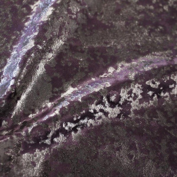 86% Polyester & 14% Spandex Gilded Stretch Velvet Fabric 56" Width