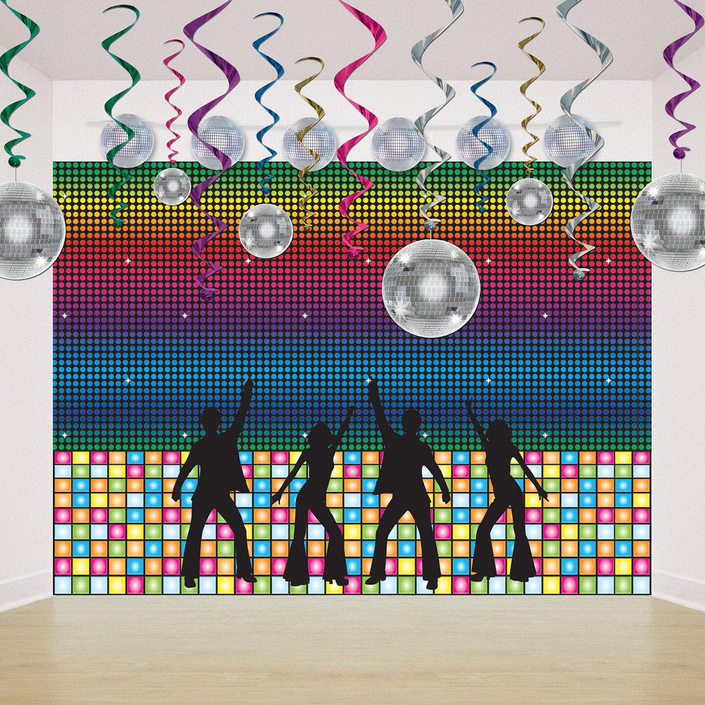 24 Pack Beistle Disco Party Silhouettes