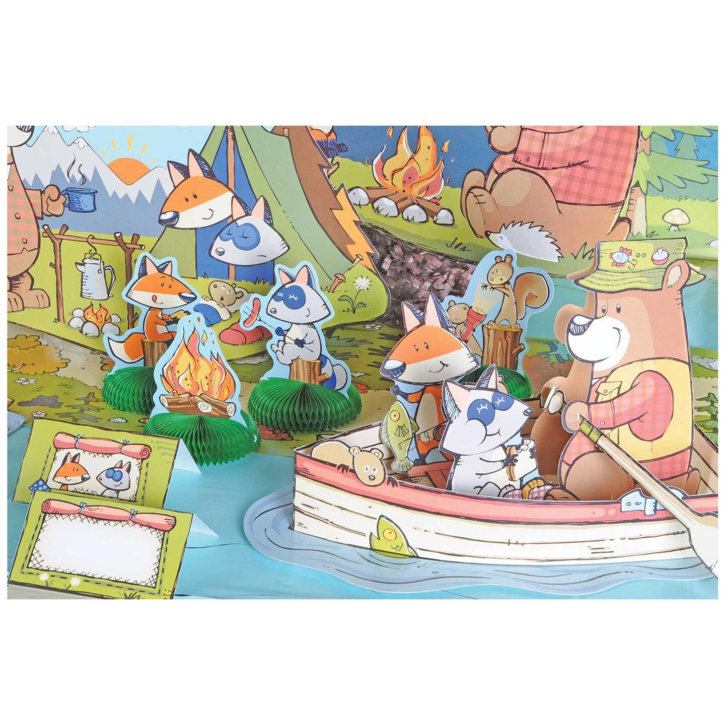 48 Pack Beistle Woodland Friends Party Mini Centerpieces