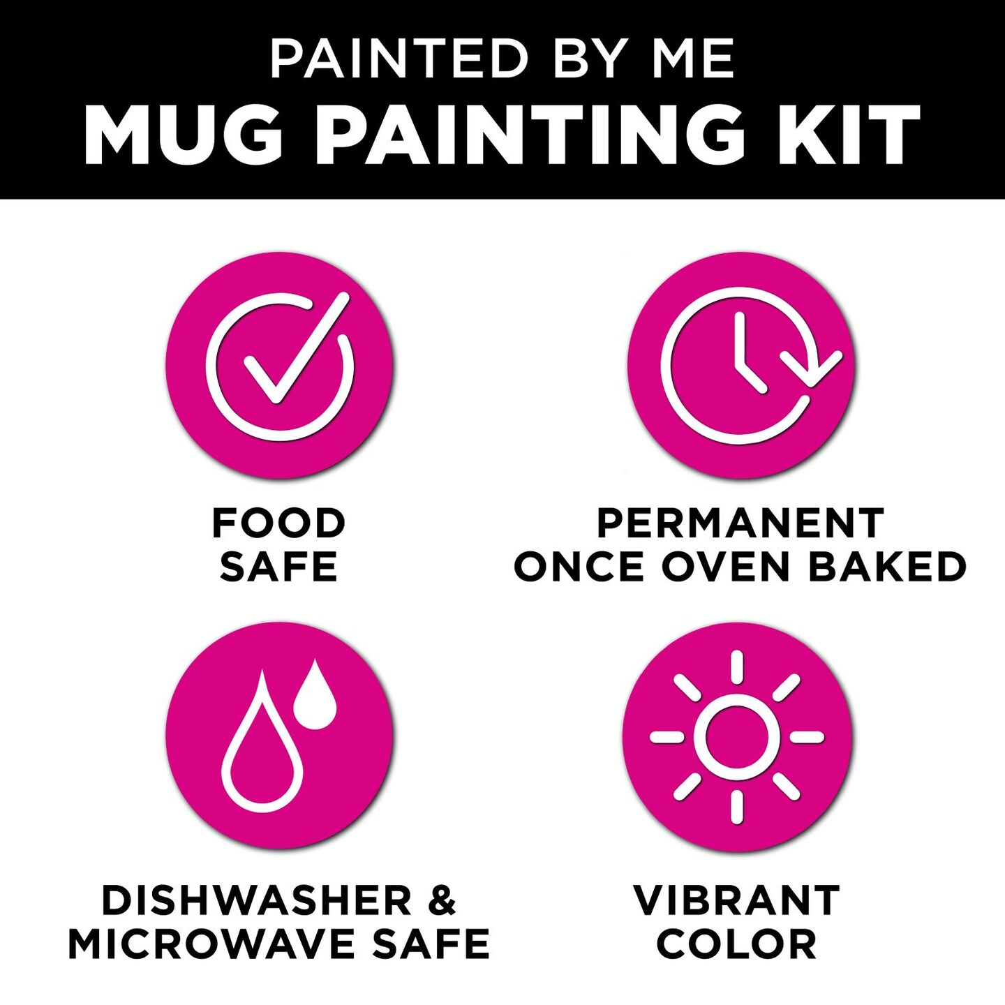 Tulip Painted by Me Mug Painting Kit 4 Pack