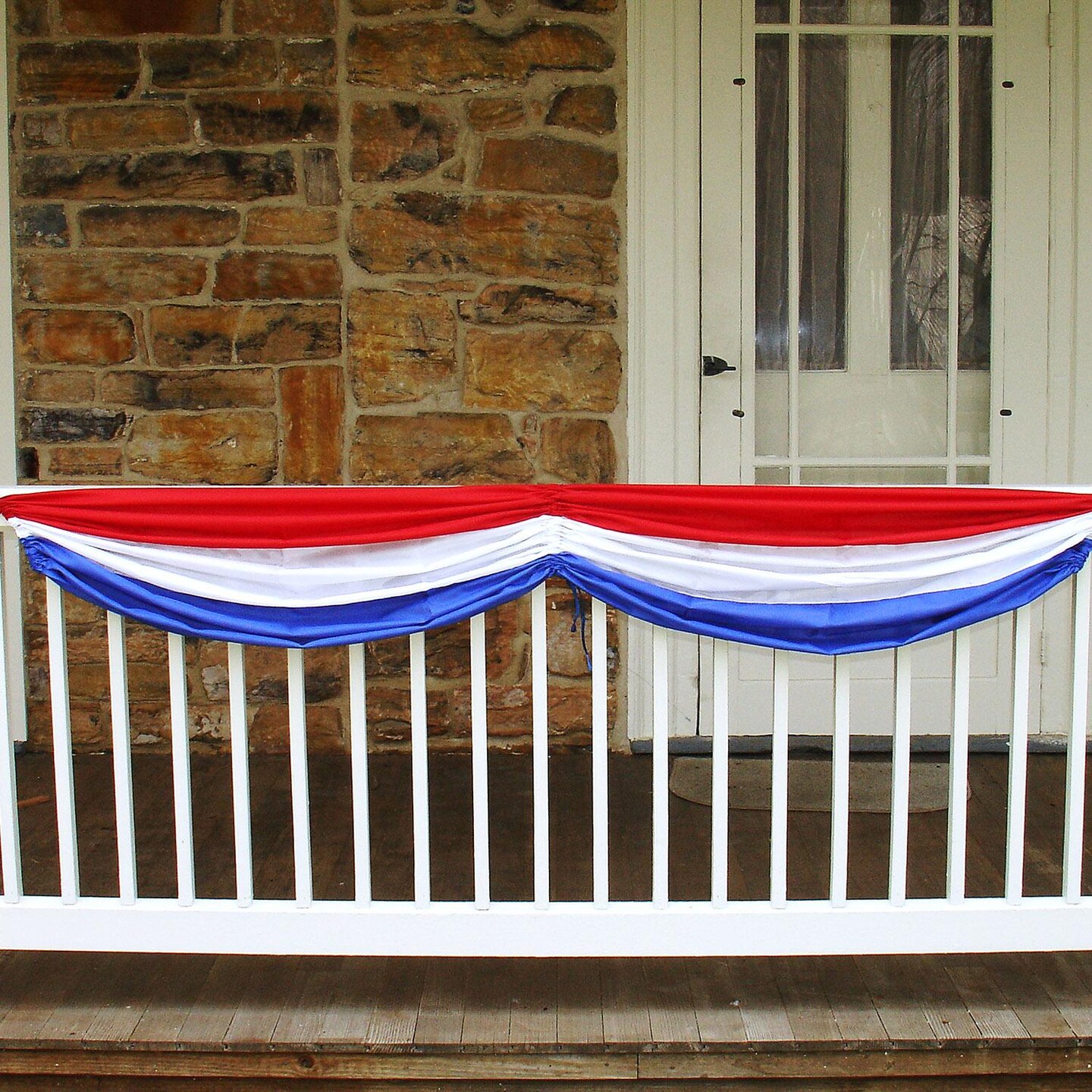 6 Pack Beistle Patriotic Fabric Party Bunting