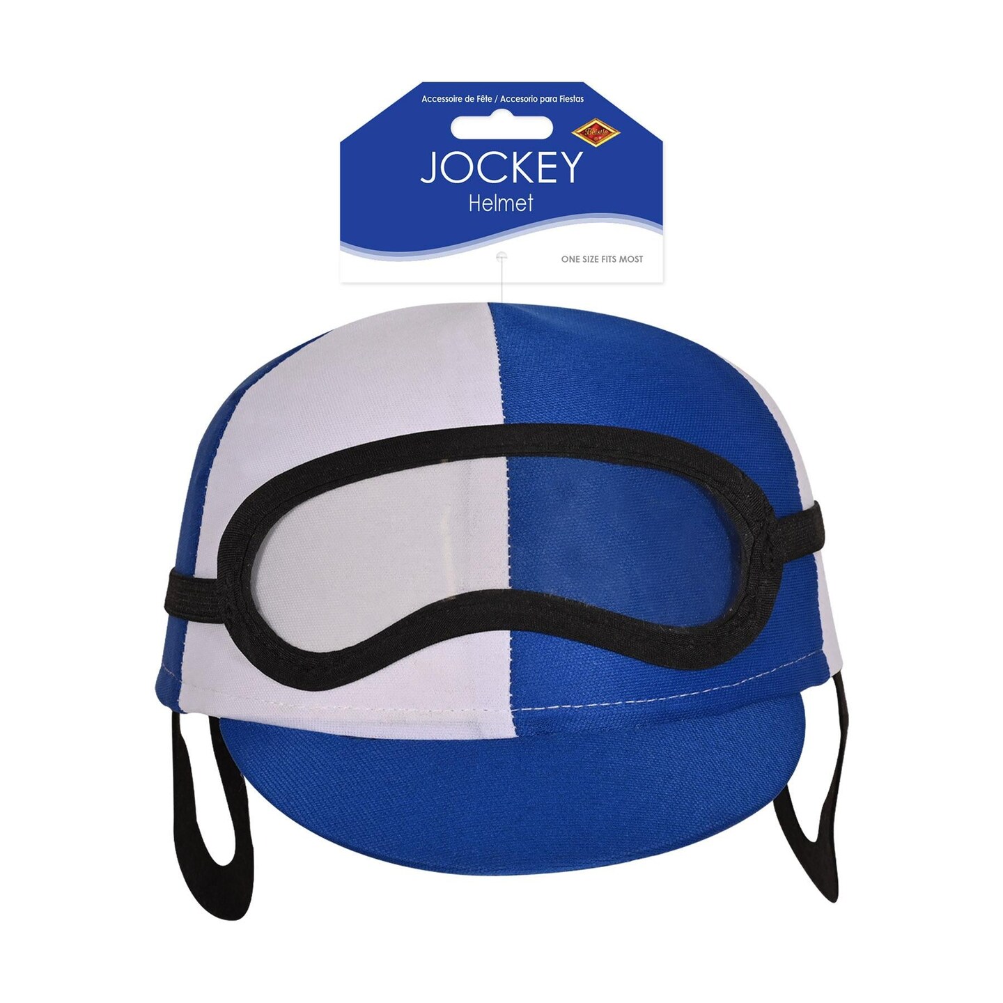 6 Pack Beistle Jockey Costume Helmet blue