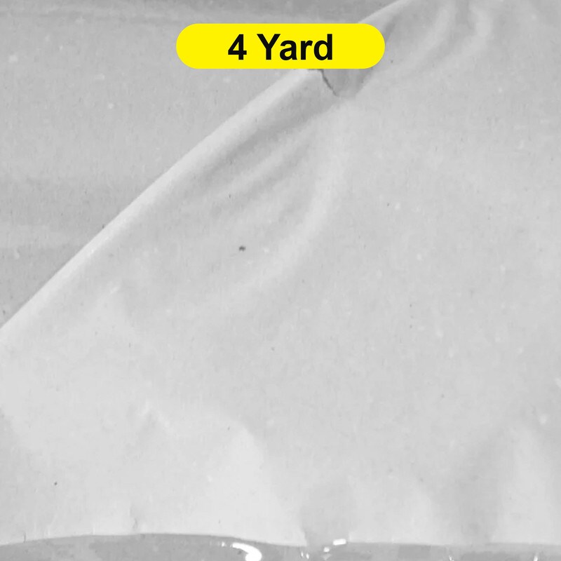 Clear Vinyl Fabric 54" Wide PVC Vinyl Water Resistant Flexible