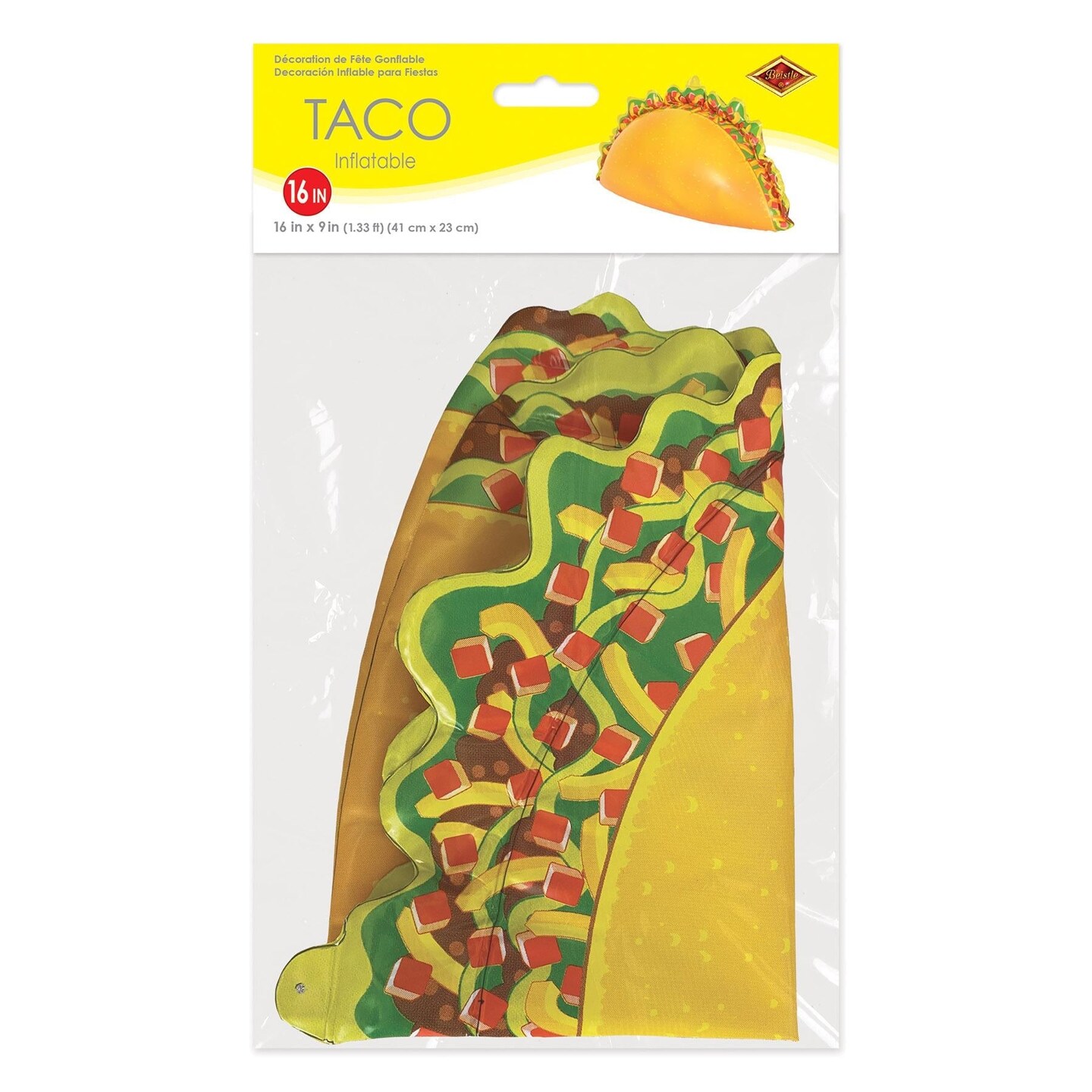 12 Pack Beistle Fiesta Inflatable Taco