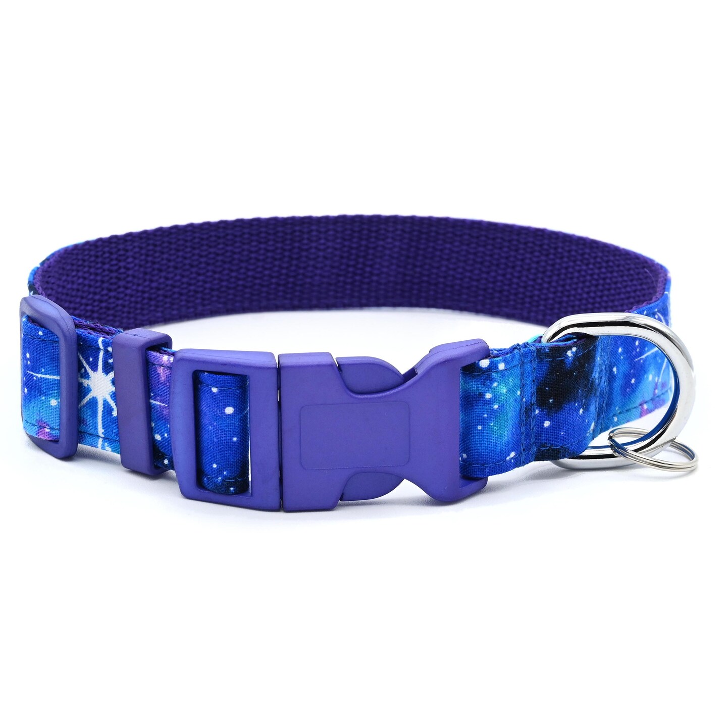 ★TOUT Y EST★ Strain collar block back red sky blue S02095 Zee.Dog Adjustable Dog Collar - 4 Sizes, Secure - Glitch