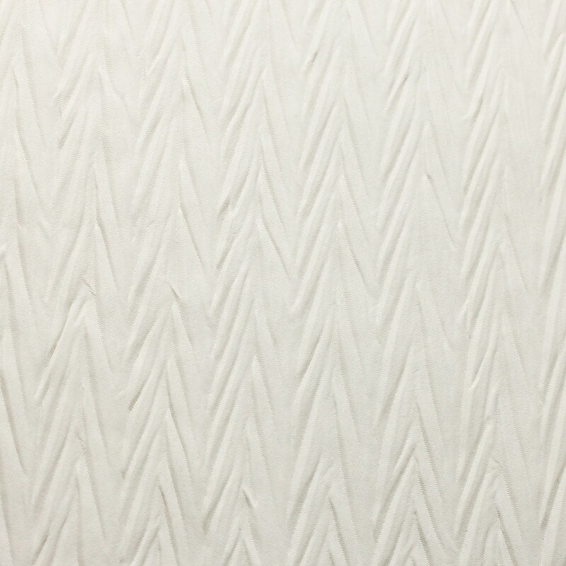 Crinkle Stripe Textured Lame Poly Fabric