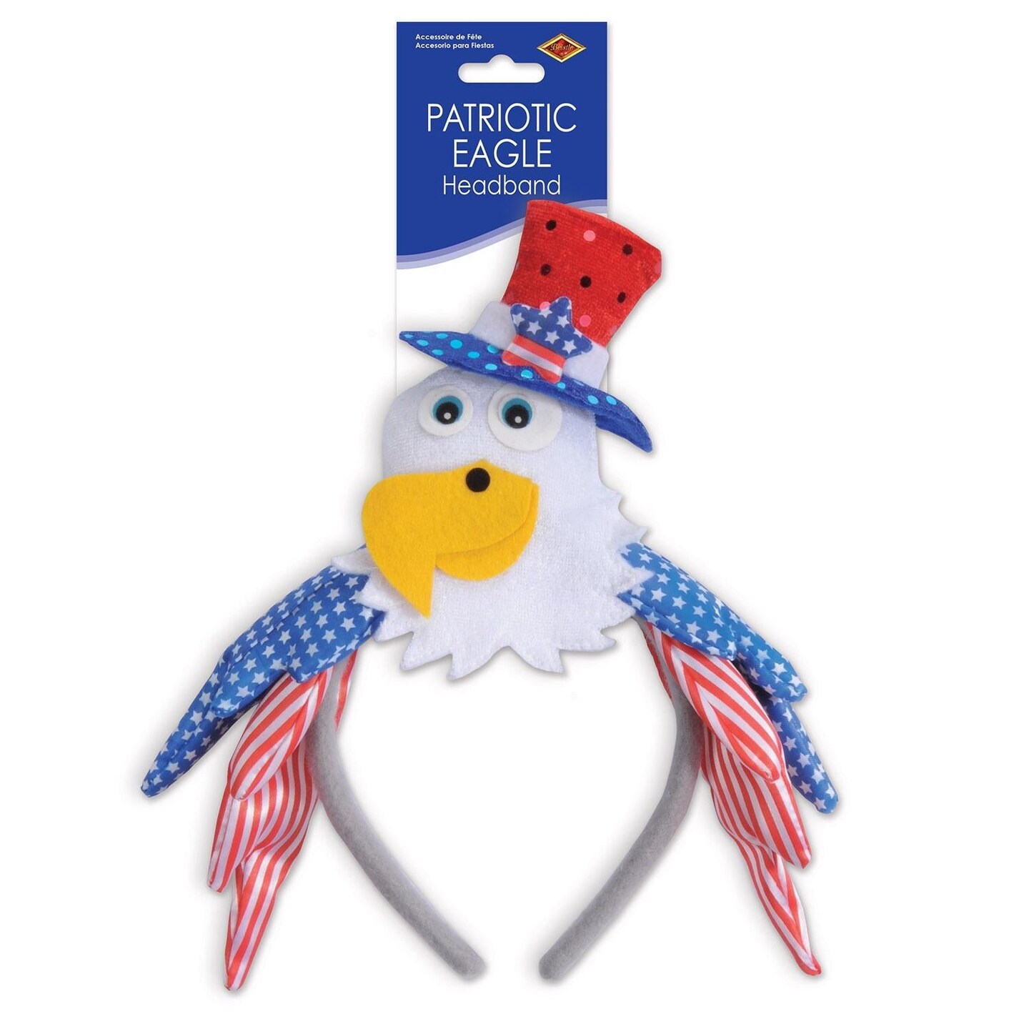 12 Pack Beistle Patriotic Eagle Headband