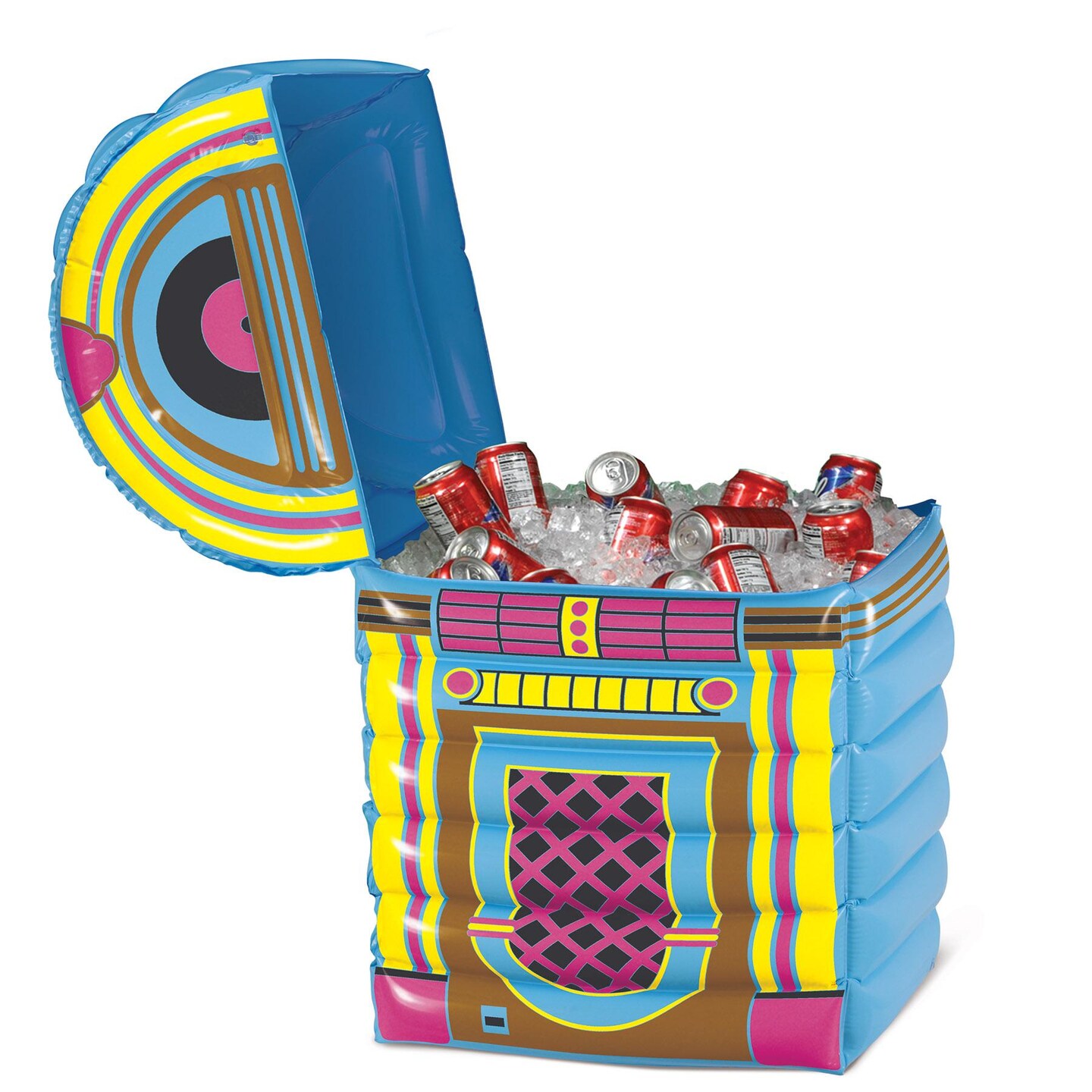 6 Pack Beistle Inflatable Jukebox Party Cooler