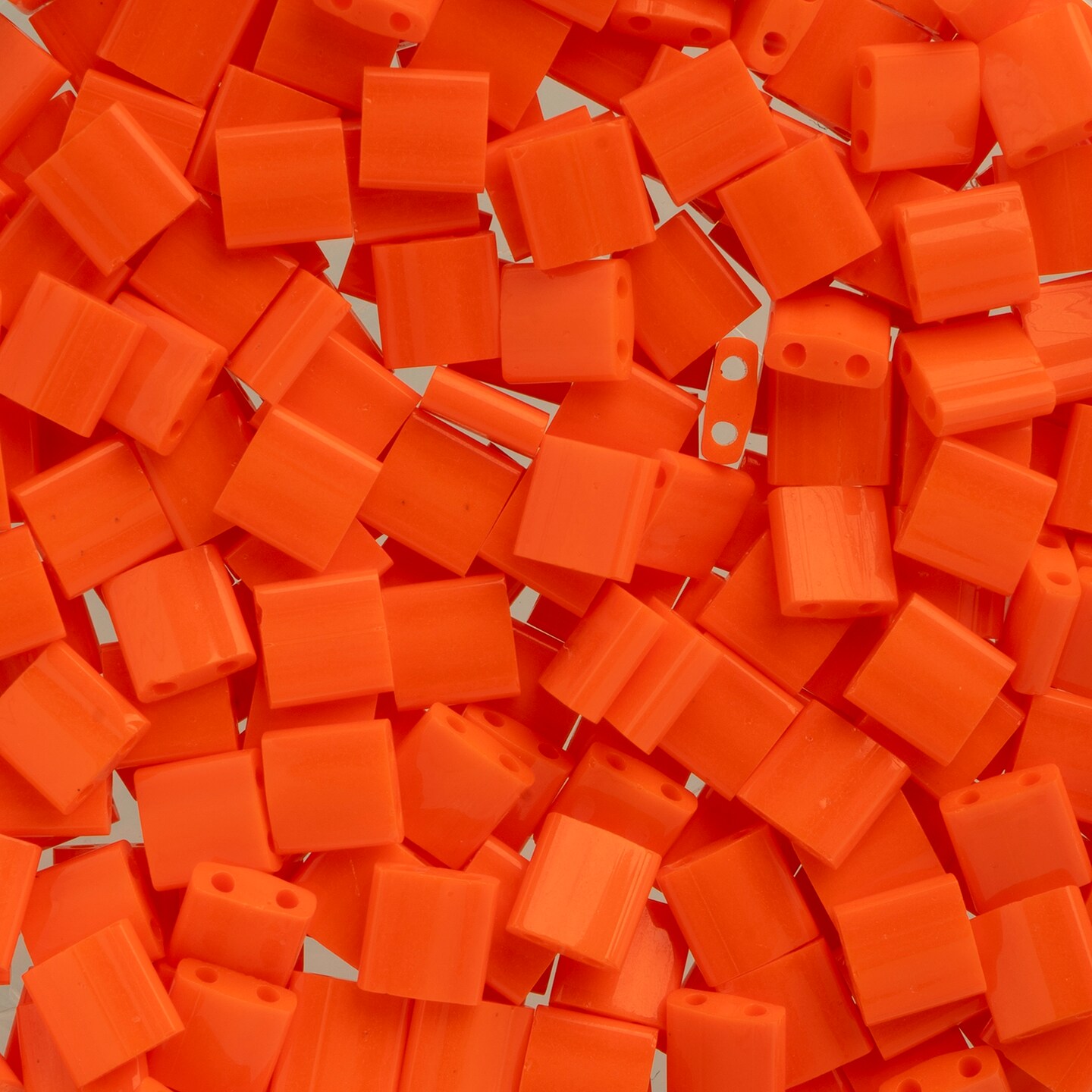 Miyuki Tila 5mm Opaque Glass Beads, 5.2g