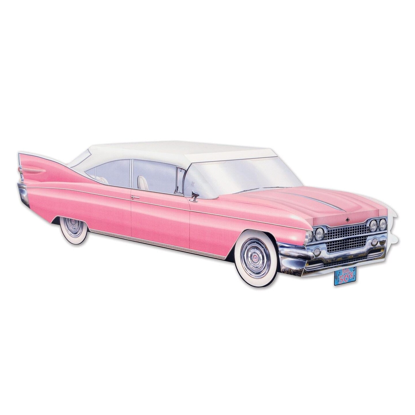 12 Pack Beistle 3-D 50&#x27;s Cruisin&#x27; Car Party Centerpiece