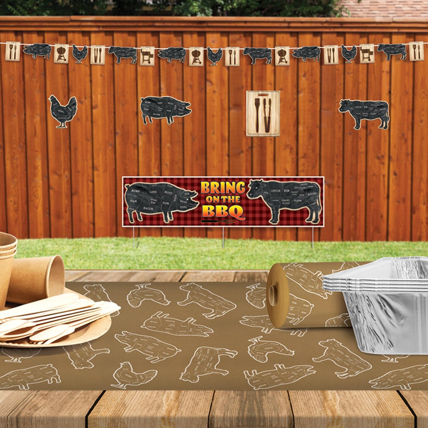 12 Pack Beistle BBQ Party Streamer