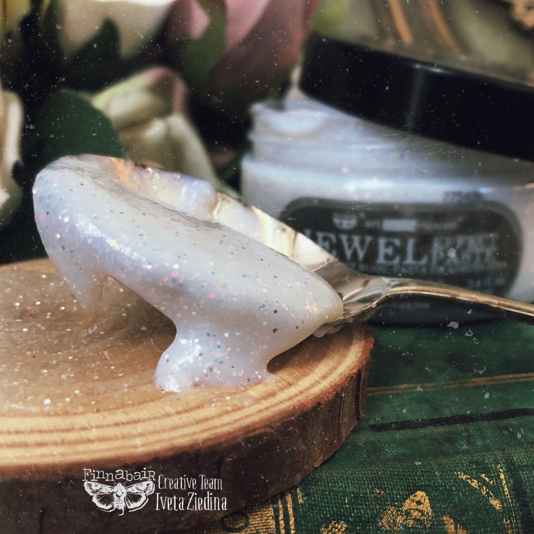 Art Extravagance - Jewel Texture Paste - Crushed Crystals - 1 jar, 3.4 fl oz (100 ml)