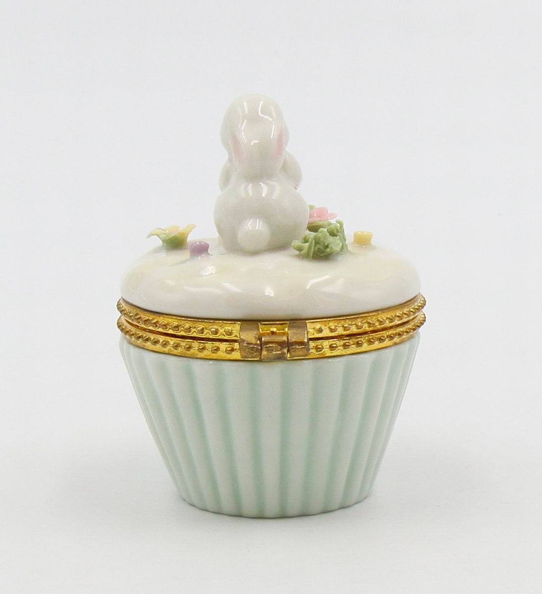 Ceramic Easter Bunny Rabbit Hinge Box, Home D&#xE9;cor, Gift for Her, Gift for Mom, Bathroom D&#xE9;cor, Spring Decor, Easter Decor