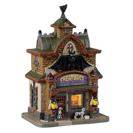 Creatures Of The Night Pet Shop - Lemax Spooky Town