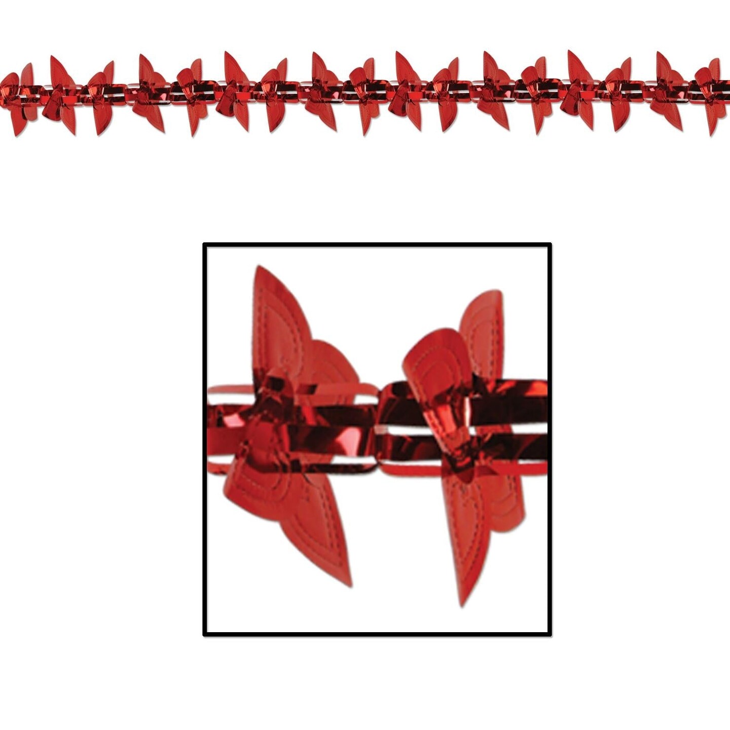 12 Pack Beistle Valentine&#x27;s Day Heart Garland/Column