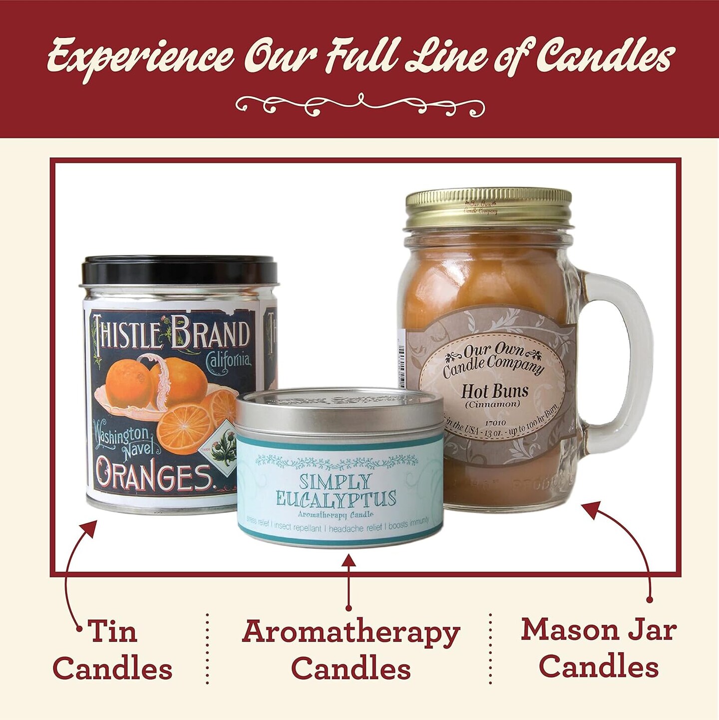 Grandma&#x27;s Kitchen Scented Mason Jar Candle, 100 Hour Burn Time, 13 Ounces