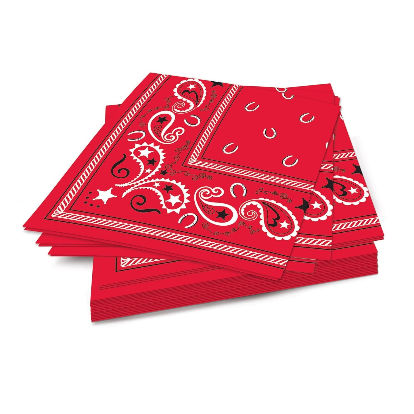 192 Pack Beistle Bandana Party Luncheon Napkins