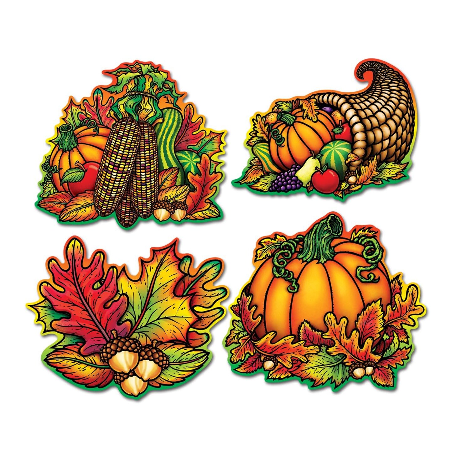 Splendor Water Thanksgiving 48 Pack Bulk Thanksgiving Packaged Autumn Splendor Cutouts | Michaels