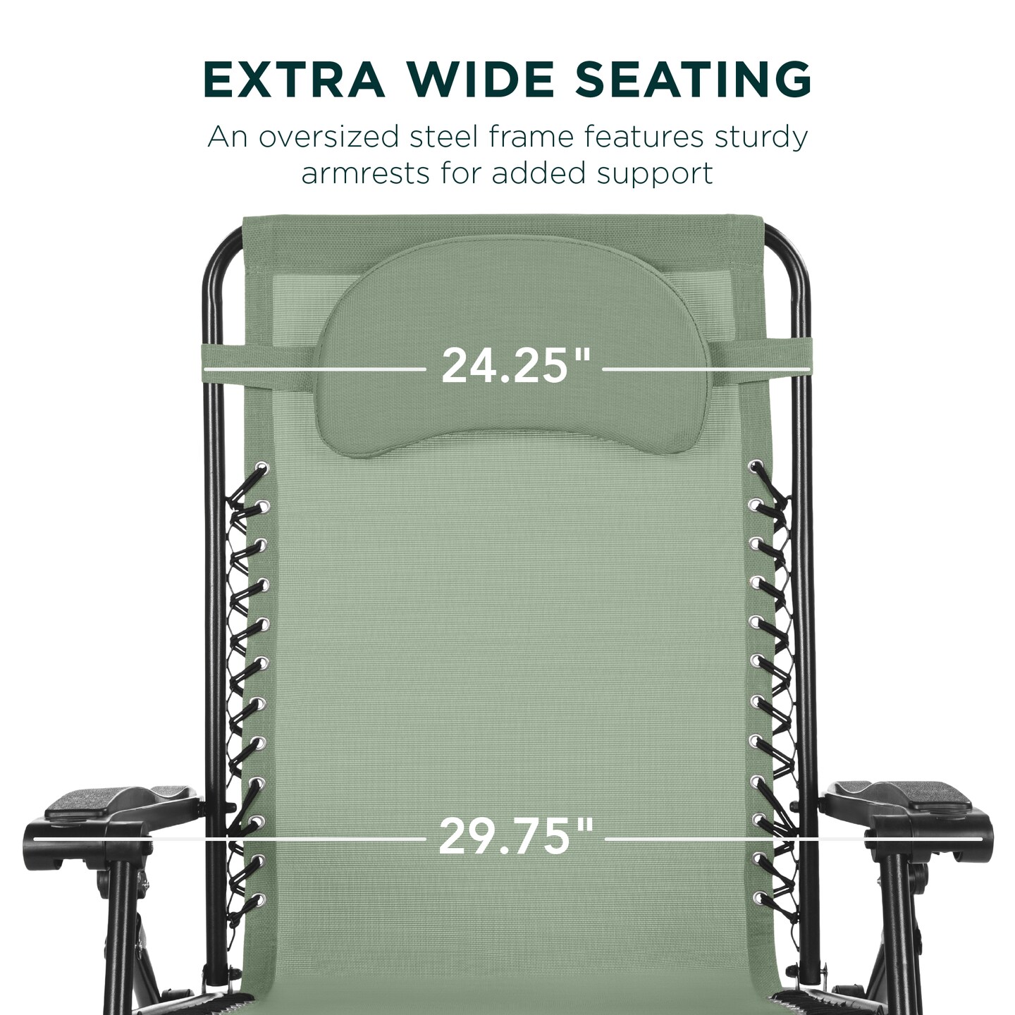 Best Choice Products Oversized Zero Gravity Chair, Folding Outdoor Patio Lounge Recliner w/ Cup Holder