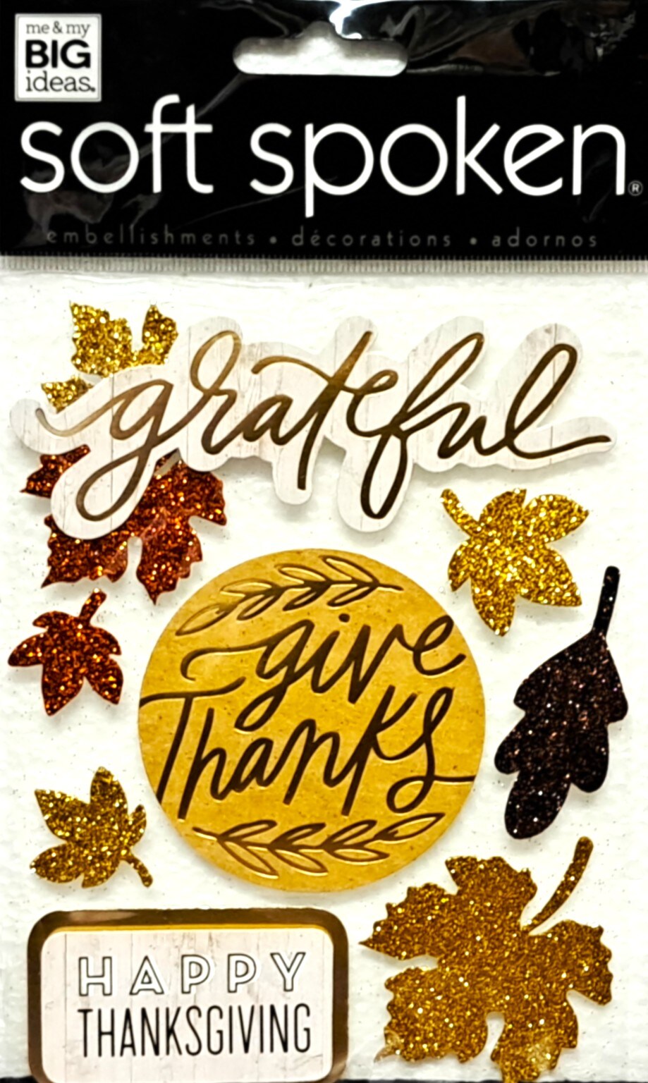 Me &#x26; My Big Ideas Give Thanks Dimensional Stickers