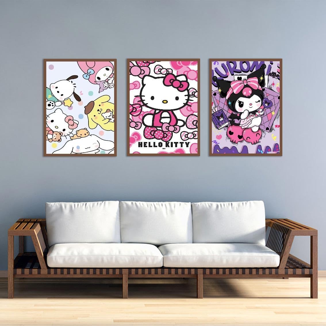 Diamond Painting Kits for Adults - 3 Pack Cartoon 5D Diamond Art Kits Full Drill Diamond Dots Paintings with Diamonds Gem