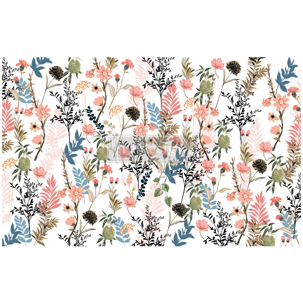 Redesign Decoupage D&#xE9;cor Tissue Paper - Pretty Meadows - 1 sheet, 19&#x22;x30&#x22;