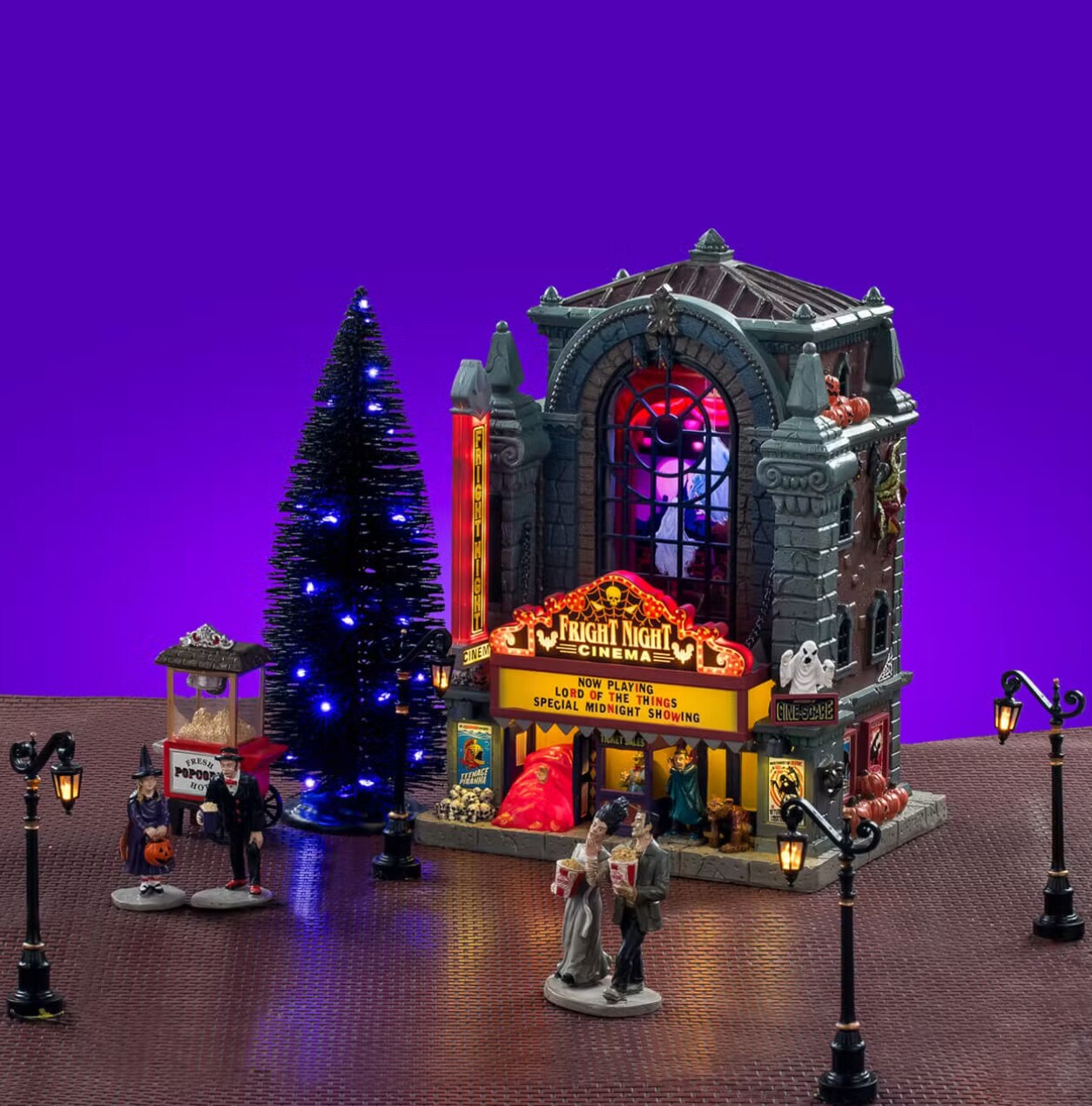 Fright Night Cinema House Set - Lemax Spooky Town